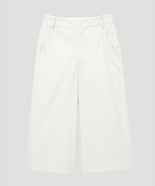 MARGARET HOWELL(マーガレットハウエル)の「COTTON SILK POPLIN(その他パンツ・レディース・ネイビー/グレー・1/2/3/0)」の2枚目の写真