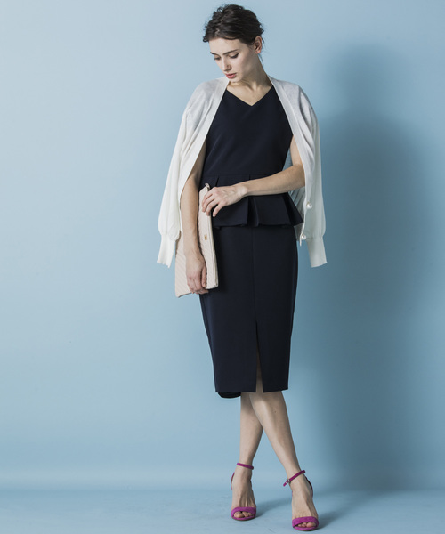 Emma Taylor（エマテイラー）の「14Gパールボタンコンパクトカーディガン（カーディガン/ボレロ・レディース・ホワイト/ブラック/グリーン・FREE）」の22枚目の写真