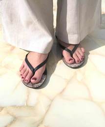 バイカラートングサンダル