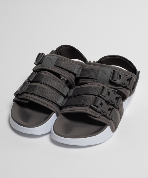 PUMA(プーマ)の「WEGO/PUMAリードキャットYLM19(サンダル・レディース・ブラック/グレー・SMALL/MEDIUM/X-SMALL)」の10枚目の写真