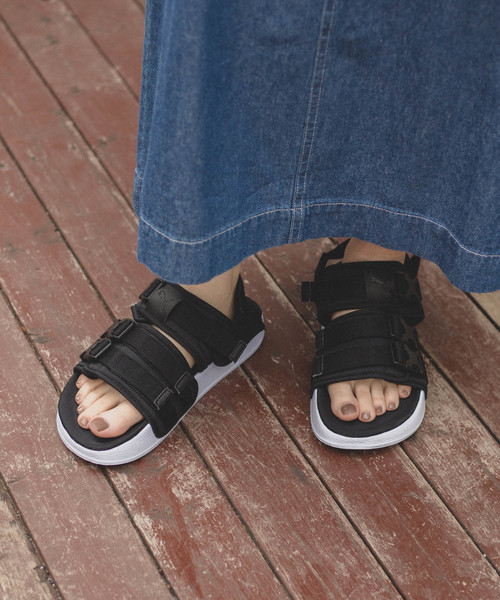 PUMA(プーマ)の「WEGO/PUMAリードキャットYLM19(サンダル・レディース・ブラック/グレー・SMALL/MEDIUM/X-SMALL)」の7枚目の写真