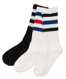 WEGO | WEGO/3Pラインソックス(ソックス/靴下)