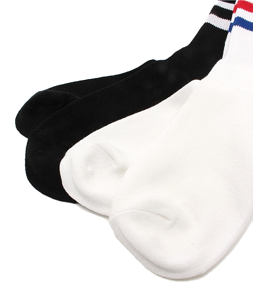 WEGO（ウィゴー）の「WEGO/3Pラインソックス（ソックス/靴下・レディース・その他1・FREE）」の2枚目の写真