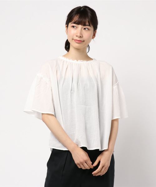 LOWRYS FARM(ローリーズファーム)の「ヨウリュウブラウスSS 841186(シャツ/ブラウス・レディース・オフホワイト/エンジ/ベージュ/ブラック・FREE)」の18枚目の写真