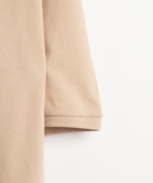 WEGO（ウィゴー）の「WEGO/カラーラインビッグシルエット5分袖ポロシャツ（ポロシャツ・メンズ・ホワイト/ベージュ/ホワイト系その他/ライトパープル・MEDIUM/LARGE）」の8枚目の写真