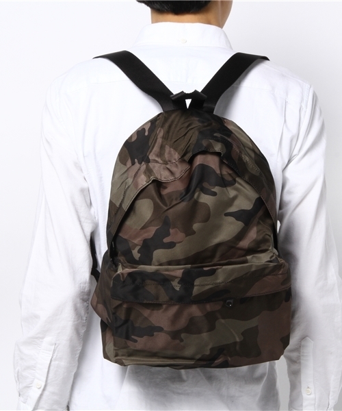 エルベシャプリエ リュック バックパック ナイロン カモフラ Herve