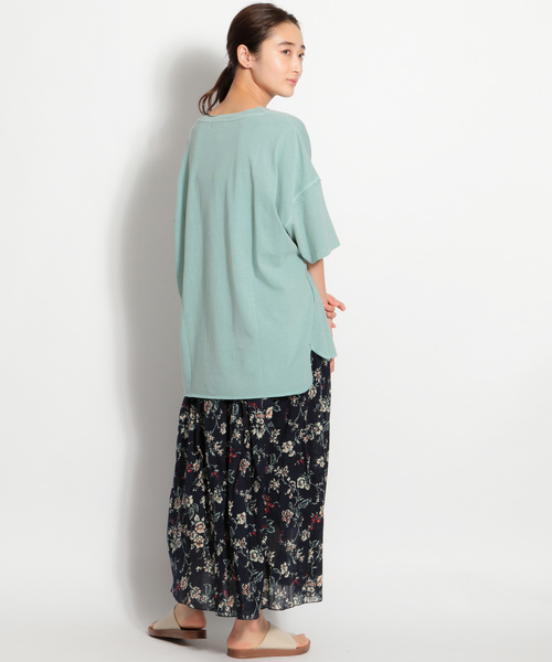 niko and...（ニコアンド）の「コットンボイルアソートフレアロングスカート（スカート・レディース・ネイビー/グレー/ボルドー・FREE）」の17枚目の写真