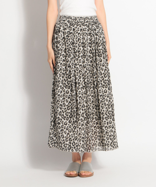 niko and...（ニコアンド）の「コットンボイルアソートフレアロングスカート（スカート・レディース・ネイビー/グレー/ボルドー・FREE）」の6枚目の写真