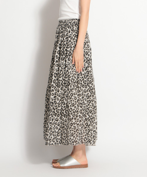 niko and...（ニコアンド）の「コットンボイルアソートフレアロングスカート（スカート・レディース・ネイビー/グレー/ボルドー・FREE）」の8枚目の写真