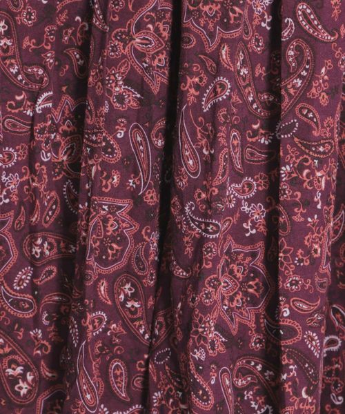 niko and...（ニコアンド）の「コットンボイルアソートフレアロングスカート（スカート・レディース・ネイビー/グレー/ボルドー・FREE）」の7枚目の写真