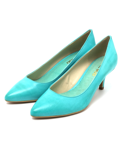 ROSE BUD（ローズバッド）の「370 DELAVE MED HEEL PUMPS（パンプス・レディース・グレー/ターコイズブルー/イエロー・36/35/37/39/38）」の2枚目の写真