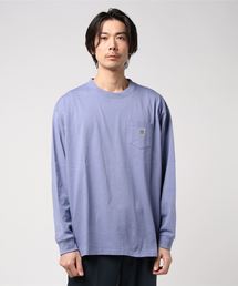 VISION STREET WEAR | VISION STREET WEAR/ヴィジョンストリートウエア ビッグシルエット USAコットン ポケットロングスリーブTシャツ(Tシャツ/カットソー)