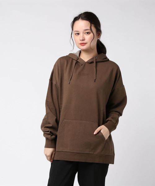 ROXY(ロキシー)の「ROXY/ロキシー RPO194624T パーカー(パーカー・レディース・ブラック/ブラウン/カーキ/ライム・S/M)」の2枚目の写真