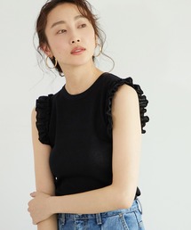 coca（coca） | 袖フリルニット(ニット/セーター)