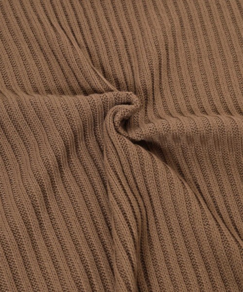 fifth（フィフス）の「Vネックリブニットロングワンピース（ワンピース・レディース・スモークピンク/モカ・MEDIUM）」の10枚目の写真