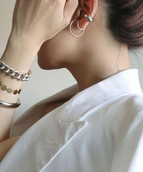 ASTRAET（アストラット）の「＜in mood（インムード）＞THIN ブレスレット▲（ブレスレット・レディース・ゴールド/シルバー・FREE）」の3枚目の写真