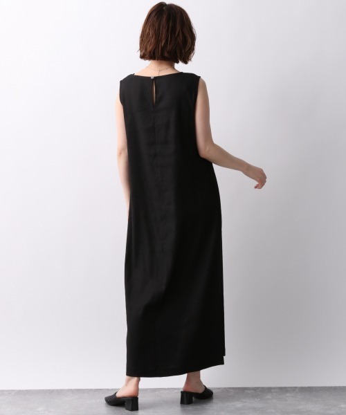 A part by(アパートバイ)の「RyLiノースリーブワンピース 910977(ワンピース・レディース・ブラック/ライトベージュ/グリーン系その他4/イエロー系その他3・FREE)」の8枚目の写真