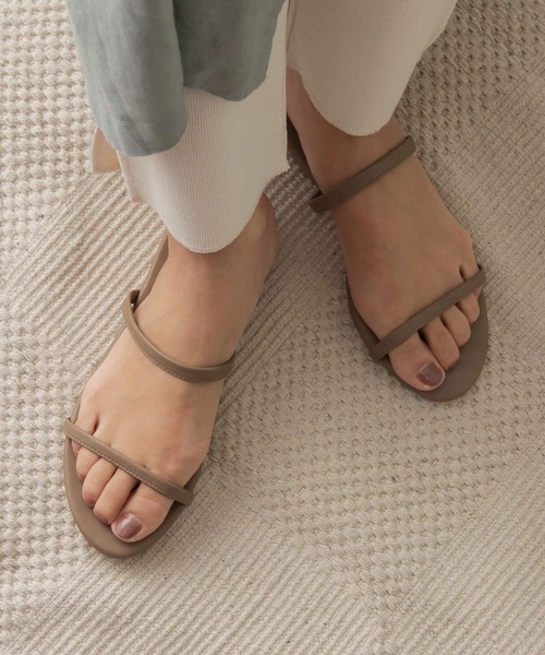 URBAN RESEARCH DOORS（アーバンリサーチドアーズ）の「ダブルストラップサンダル∴（サンダル・レディース・ブラウン/ベージュ・38/37/36）」の13枚目の写真