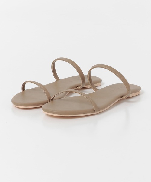 URBAN RESEARCH DOORS（アーバンリサーチドアーズ）の「ダブルストラップサンダル∴（サンダル・レディース・ブラウン/ベージュ・38/37/36）」の9枚目の写真