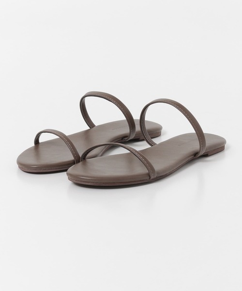 URBAN RESEARCH DOORS（アーバンリサーチドアーズ）の「ダブルストラップサンダル∴（サンダル・レディース・ブラウン/ベージュ・38/37/36）」の8枚目の写真