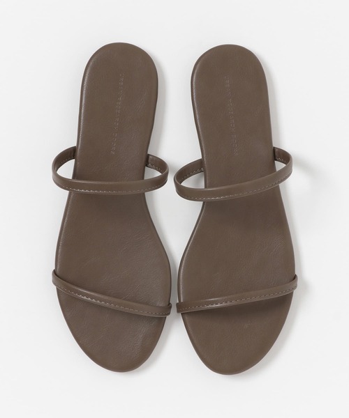 URBAN RESEARCH DOORS（アーバンリサーチドアーズ）の「ダブルストラップサンダル∴（サンダル・レディース・ブラウン/ベージュ・38/37/36）」の7枚目の写真