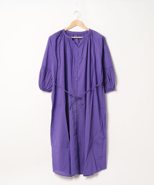 LOWRYS FARM（ローリーズファーム）の「ボイルワンピース／７Ｓ　886442（ワンピース・レディース・オフホワイト/イエロー/ブラック/パープル/ブラウン/ブルー・FREE）」の9枚目の写真