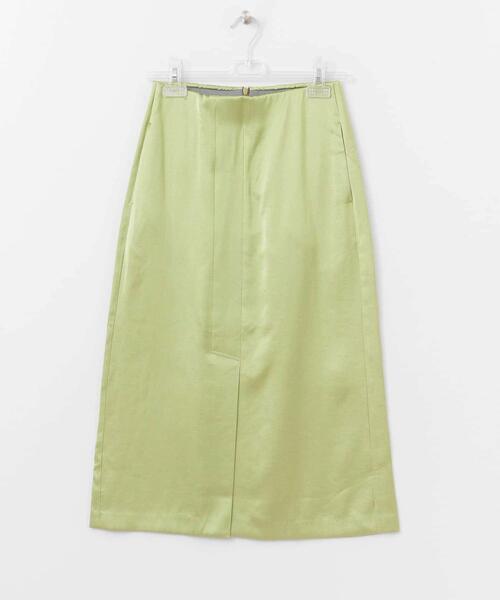 LAATO(ラート)の「SATIN TIGHT SKIRT(スカート・レディース・グレー/オフホワイト/イエロー・FREE)」の3枚目の写真