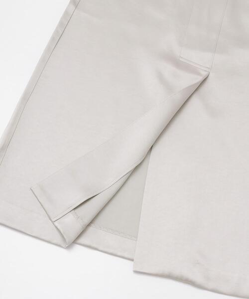 LAATO(ラート)の「SATIN TIGHT SKIRT(スカート・レディース・グレー/オフホワイト/イエロー・FREE)」の5枚目の写真