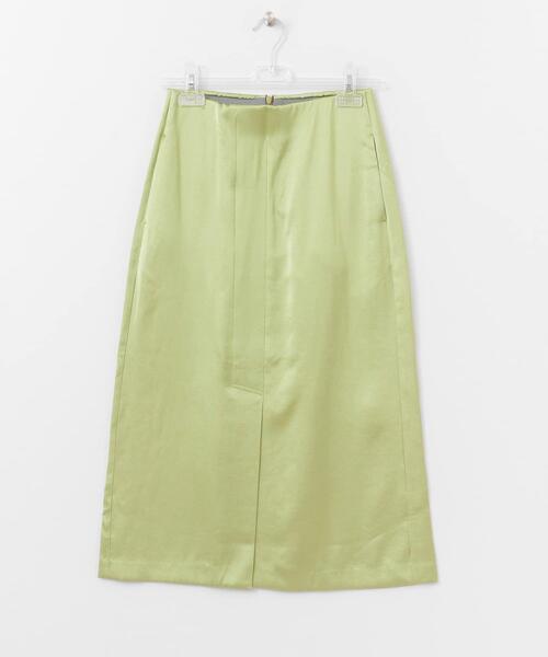 LAATO(ラート)の「SATIN TIGHT SKIRT(スカート・レディース・グレー/オフホワイト/イエロー・FREE)」の6枚目の写真