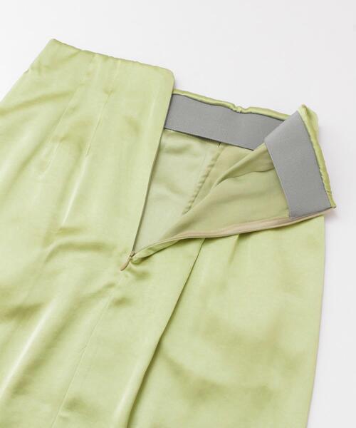 LAATO(ラート)の「SATIN TIGHT SKIRT(スカート・レディース・グレー/オフホワイト/イエロー・FREE)」の10枚目の写真