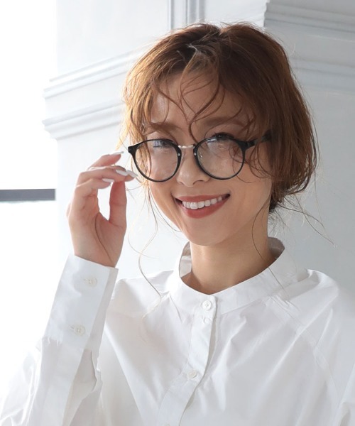 DONOBAN（ドノバン）の「【UVカット率 99％以上】UVカットトップフレームメガネ（メガネ・レディース・ブラック/ブラウン系その他/ブラウン系その他2/ブラウン系その他3・ONESIZE）」の7枚目の写真