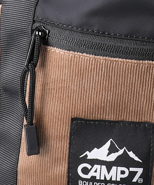 CAMP7（キャンプセブン）の「【CAMP7】コーデュロイ切替えショルダー（ショルダーバッグ・レディース・ブラウン/グレー・ONE SIZE）」の9枚目の写真
