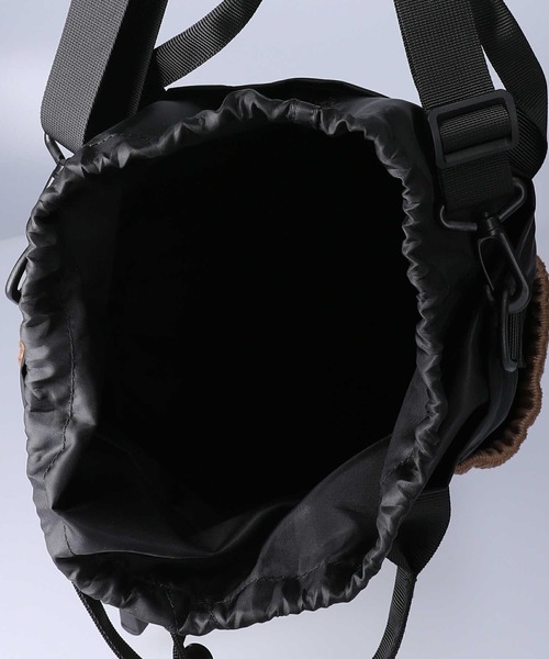 CAMP7（キャンプセブン）の「【CAMP7】コーデュロイ切替えショルダー（ショルダーバッグ・レディース・ブラウン/グレー・ONE SIZE）」の6枚目の写真