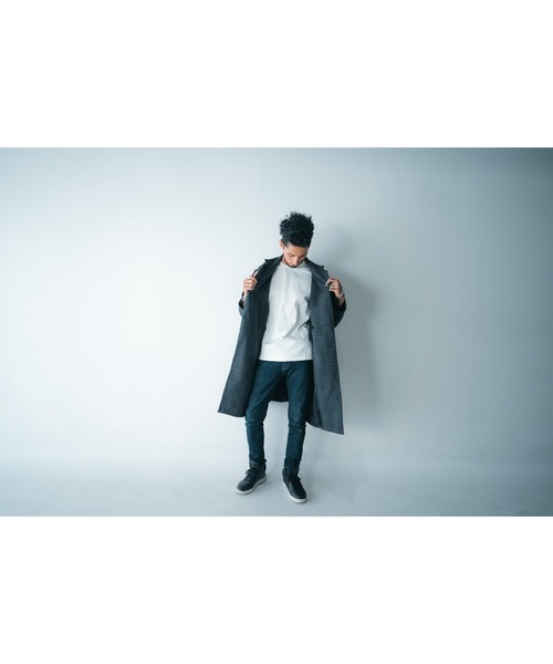 VIBGYOR（ヴィブジョー）の「【360】チェスターコート（チェスターコート・メンズ・ブラック/グレイッシュベージュ/オリーブ/ブラウン系その他/グレー系その他・LARGE/MEDIUM）」の9枚目の写真