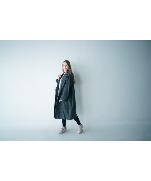 VIBGYOR（ヴィブジョー）の「【360】チェスターコート（チェスターコート・メンズ・ブラック/グレイッシュベージュ/オリーブ/ブラウン系その他/グレー系その他・LARGE/MEDIUM）」の12枚目の写真