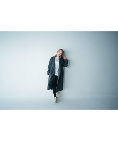 VIBGYOR（ヴィブジョー）の「【360】チェスターコート（チェスターコート・メンズ・ブラック/グレイッシュベージュ/オリーブ/ブラウン系その他/グレー系その他・LARGE/MEDIUM）」の14枚目の写真