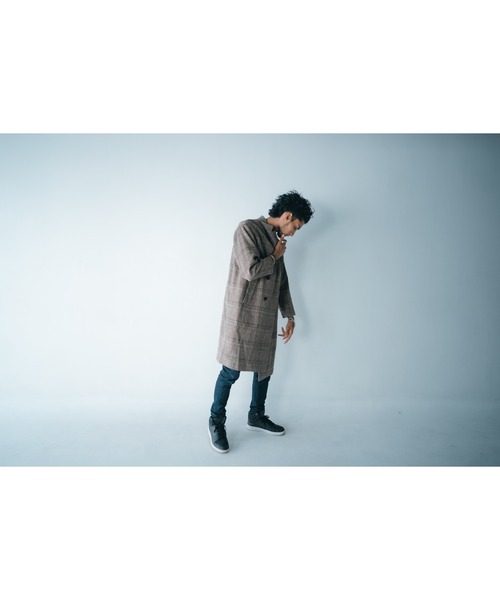 VIBGYOR（ヴィブジョー）の「【360】チェスターコート（チェスターコート・メンズ・ブラック/グレイッシュベージュ/オリーブ/ブラウン系その他/グレー系その他・LARGE/MEDIUM）」の21枚目の写真