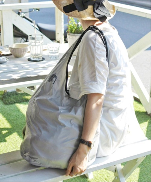 journal standard Furniture (ジャーナルスタンダードファニチャー)の「【decorameow】SHOPPING BAG L(エコバッグ/サブバッグ・レディース・チャコールグレー/ブラック・FREE)」の1枚目の写真