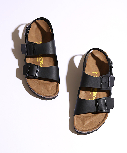 BIRKENSTOCK(ビルケンシュトック)の「BIRKENSTOCK MILANO N(サンダル・レディース・ホワイト/ブラック・37/38)」の1枚目の写真