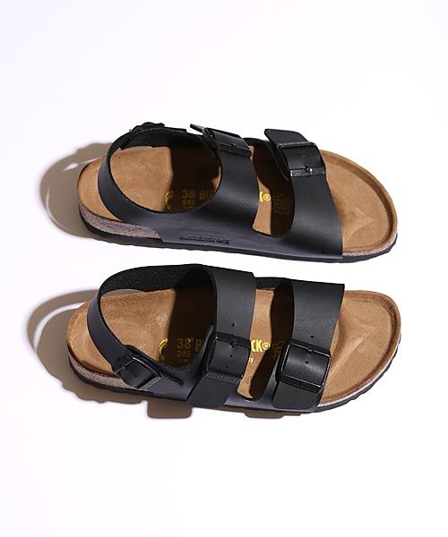 BIRKENSTOCK(ビルケンシュトック)の「BIRKENSTOCK MILANO N(サンダル・レディース・ホワイト/ブラック・37/38)」の4枚目の写真