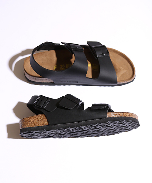 BIRKENSTOCK(ビルケンシュトック)の「BIRKENSTOCK MILANO N(サンダル・レディース・ホワイト/ブラック・37/38)」の5枚目の写真
