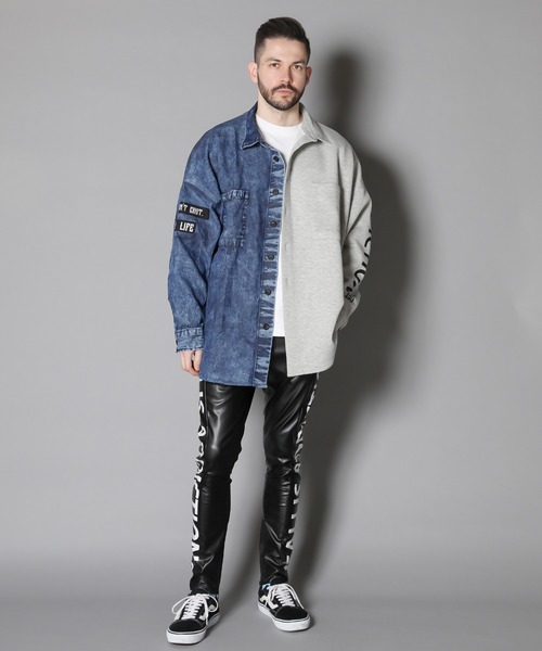 GALLIS ADDICTION（ガリスアディクション）の「GA DENIM＆CUT SHIRT  display picture 1
