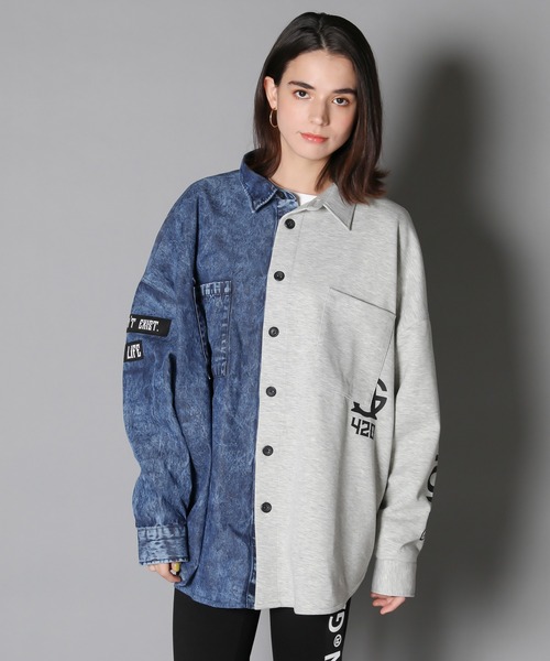 GALLIS ADDICTION（ガリスアディクション）の「GA DENIM＆CUT SHIRT  display picture 1