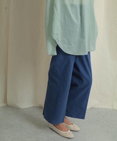 SENSE OF PLACE by URBAN RESEARCH(センスオブプレイスバイアーバンリサーチ)の「バックスリットストレートワイドパンツ(その他パンツ・レディース・ブラック/ベージュ/ロイヤルブルー・SMALL/MEDIUM)」の6枚目の写真