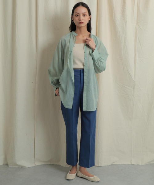 SENSE OF PLACE by URBAN RESEARCH(センスオブプレイスバイアーバンリサーチ)の「バックスリットストレートワイドパンツ(その他パンツ・レディース・ブラック/ベージュ/ロイヤルブルー・SMALL/MEDIUM)」の8枚目の写真