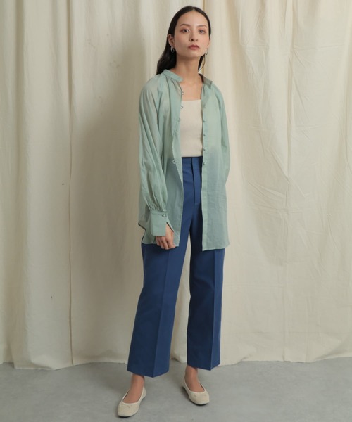 SENSE OF PLACE by URBAN RESEARCH(センスオブプレイスバイアーバンリサーチ)の「バックスリットストレートワイドパンツ(その他パンツ・レディース・ブラック/ベージュ/ロイヤルブルー・SMALL/MEDIUM)」の9枚目の写真