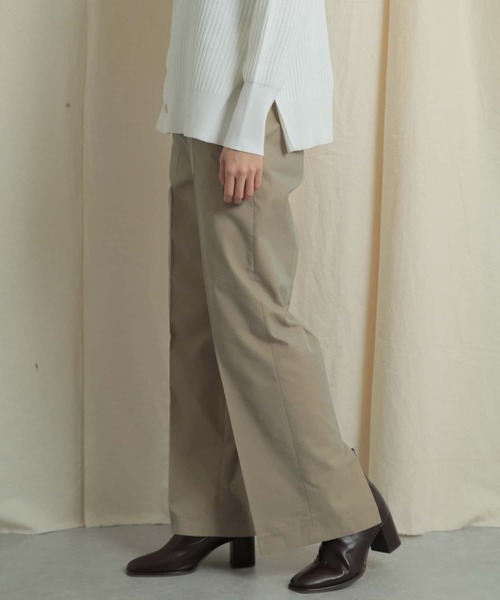SENSE OF PLACE by URBAN RESEARCH(センスオブプレイスバイアーバンリサーチ)の「バックスリットストレートワイドパンツ(その他パンツ・レディース・ブラック/ベージュ/ロイヤルブルー・SMALL/MEDIUM)」の16枚目の写真