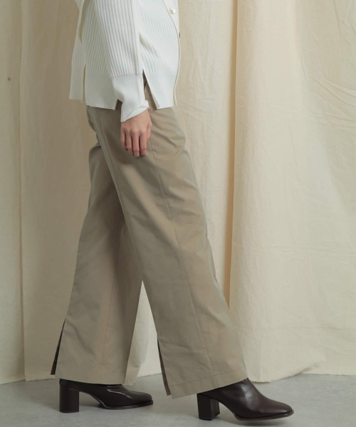 SENSE OF PLACE by URBAN RESEARCH(センスオブプレイスバイアーバンリサーチ)の「バックスリットストレートワイドパンツ(その他パンツ・レディース・ブラック/ベージュ/ロイヤルブルー・SMALL/MEDIUM)」の17枚目の写真