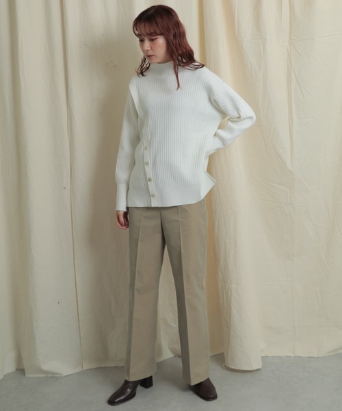 SENSE OF PLACE by URBAN RESEARCH(センスオブプレイスバイアーバンリサーチ)の「バックスリットストレートワイドパンツ(その他パンツ・レディース・ブラック/ベージュ/ロイヤルブルー・SMALL/MEDIUM)」の20枚目の写真