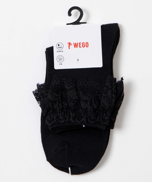 WEGO（ウィゴー）の「WEGO/レースソックス（ソックス/靴下・レディース・ブラック/ホワイト/ブラック系その他/ホワイト系その他・FREE）」の7枚目の写真